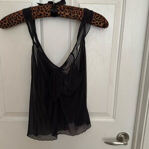 NWT Victoria Secret Camisole SZ L W/oversized print hanger
